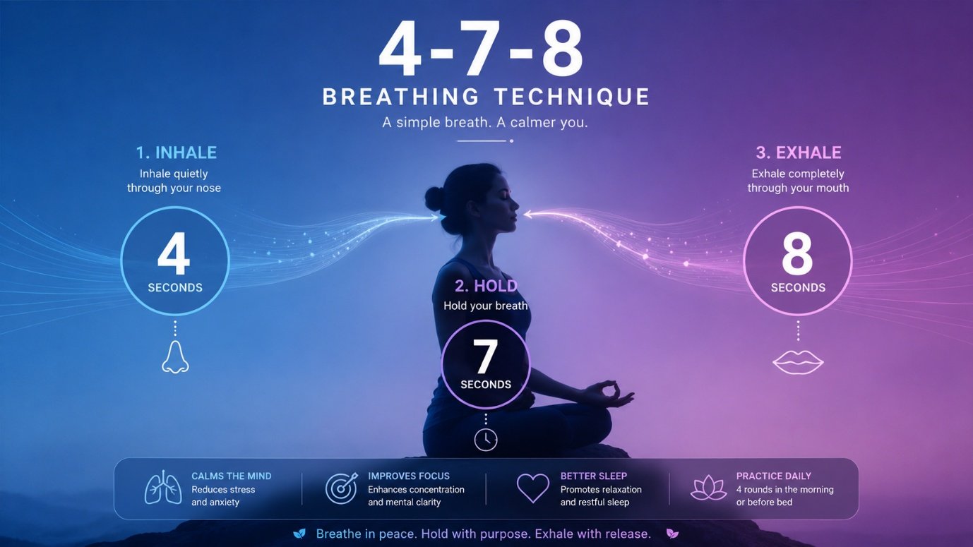 4-7-8 breathing technique